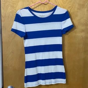 Blue/white nautical striped t-shirt